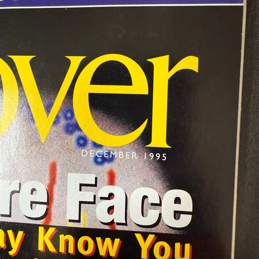 Discover Magazine December 1995 In Your Future Face Soon a Computer May Know You